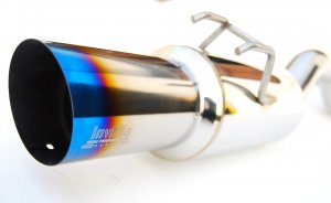 Honda Civic Performance Exhaust - Invidia - N1 Titanium Tip 76mm Cat-Back - `12-`15